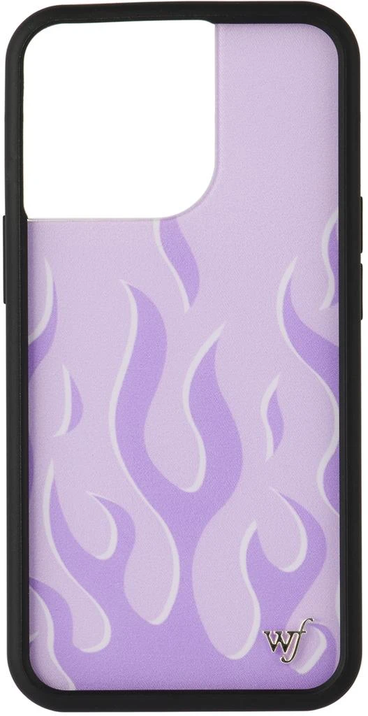 Wildflower Cases Purple Lavender Flames iPhone 13 Pro Case 1