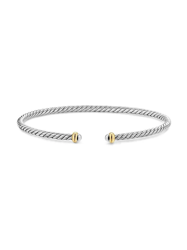 David Yurman Micro Cable Flex Bracelet in Sterling Silver 3