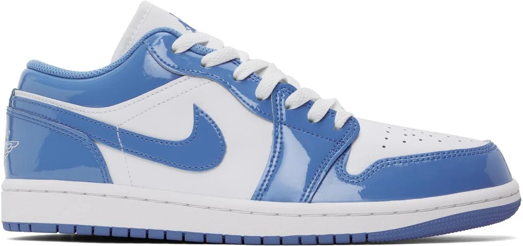 Jordan White & Blue Air Jordan 1 Low SE Sneakers 1