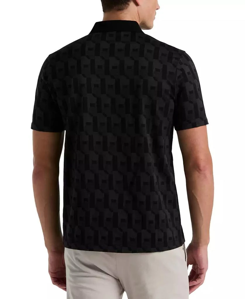 Perry Ellis Men's Legacy Geo-Pattern Jacquard Polo Shirt 4