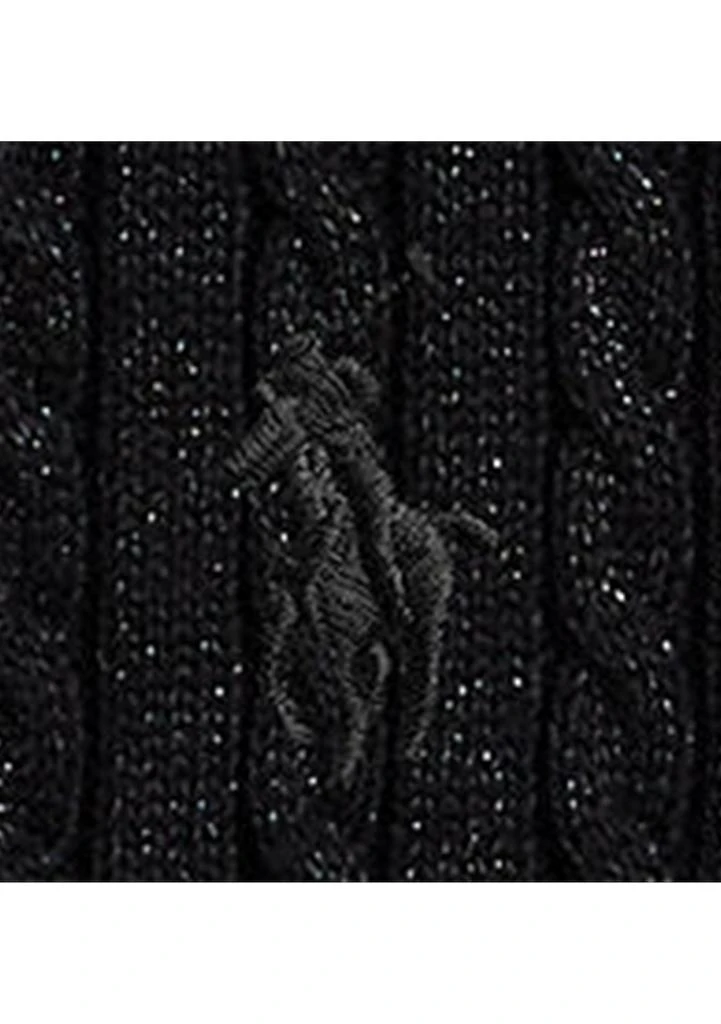 Ralph Lauren Girls 2-6x Metallic Mini-Cable Polo Sweater Dress 3