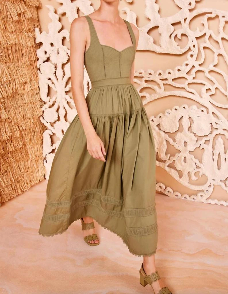 Ulla Johnson Isadora Dress In Lichen 1