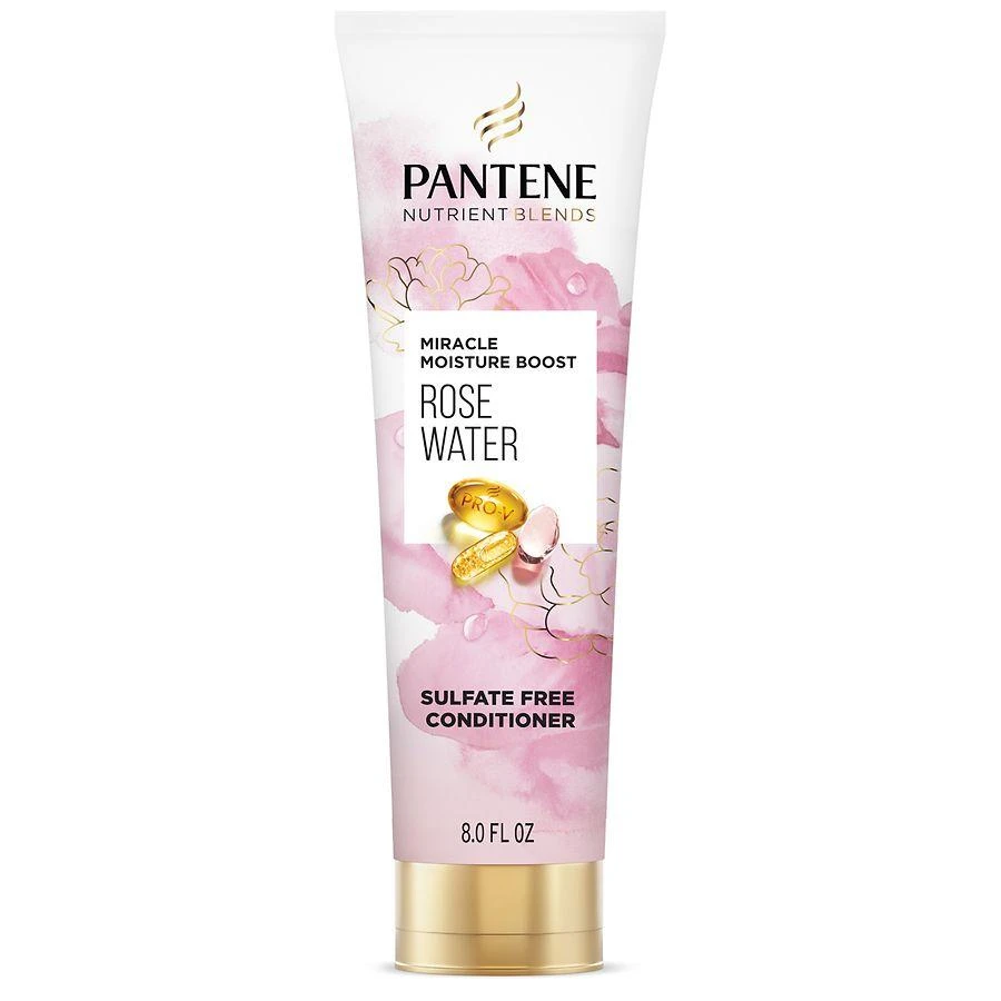 Pantene Miracle Moisture Boost Rose Water Sulfate Free Conditioner Fresh, Botanical 1