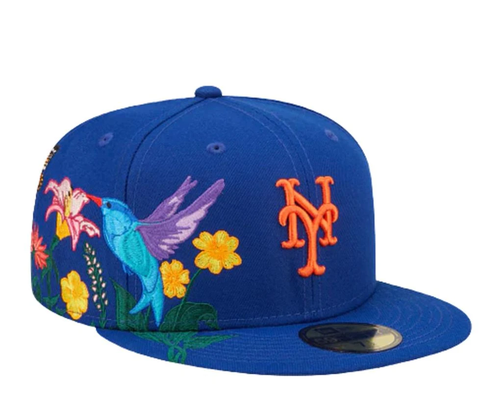 New Era 59Fifty MLB New York Mets Blooming Fitted Grey Bottom 60243435 1