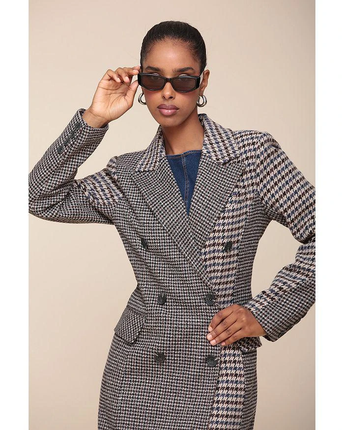 Avec Les Filles Mixed Print Coat 7