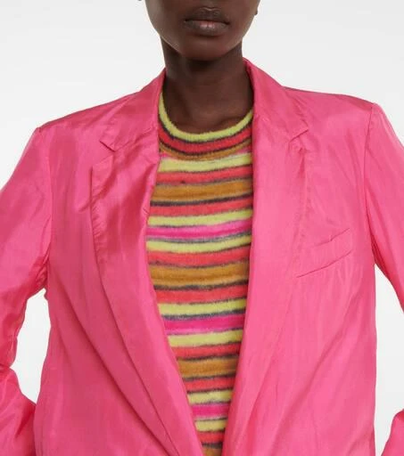 Dries Van Noten Silk and cotton pongee blazer 4