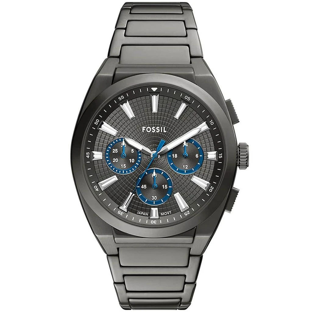 Fossil Men
s Everett Chronograph Grey Dial Watch