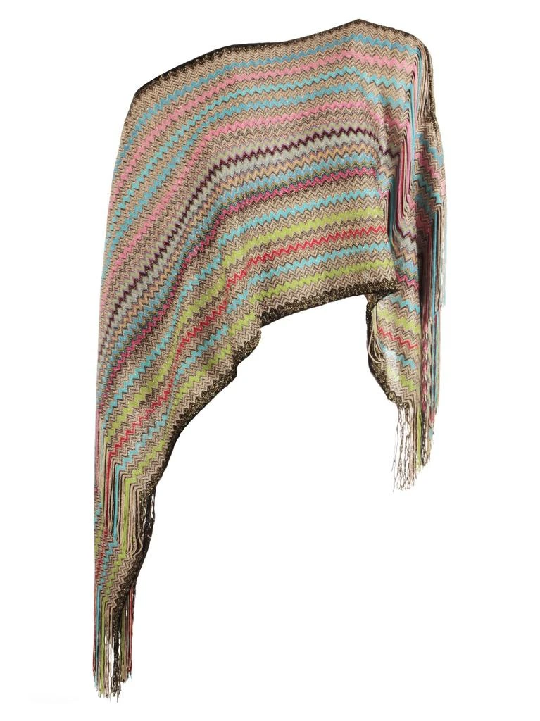 Missoni Missoni Zigzag Pattern Fringed-Edge Coat 1