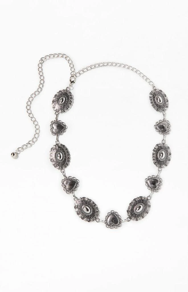 PacSun Western Heart Chain Belt 1