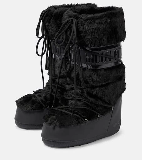 Moon Boot Icon faux fur-trimmed snow boots 5