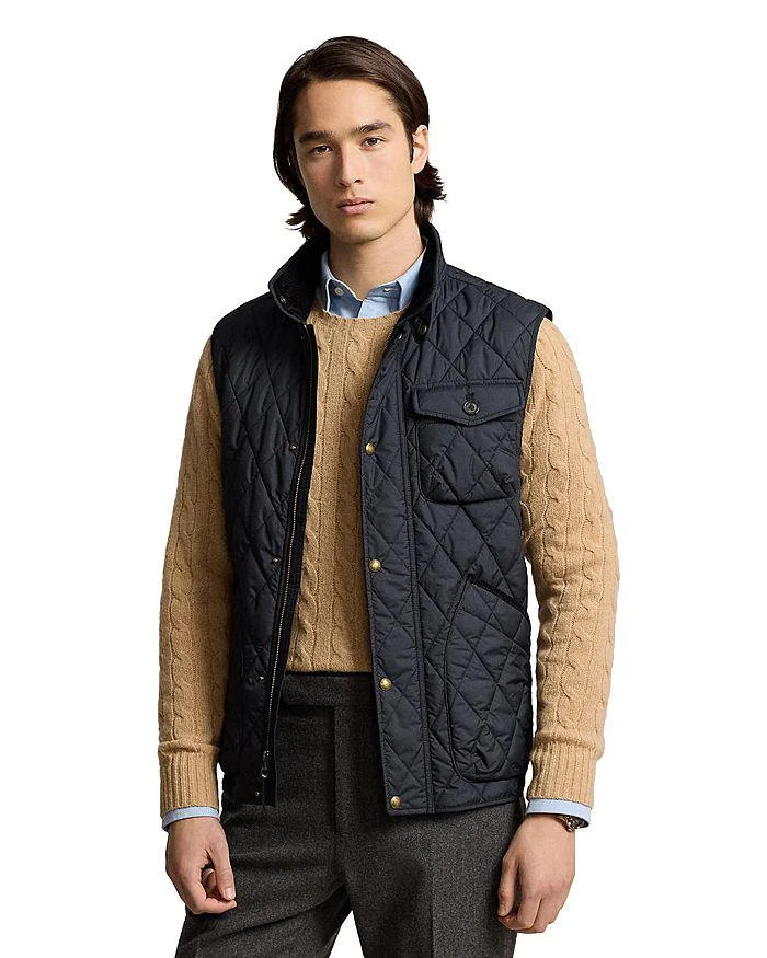 Ralph Lauren Quilted Full Zip Utility Vest