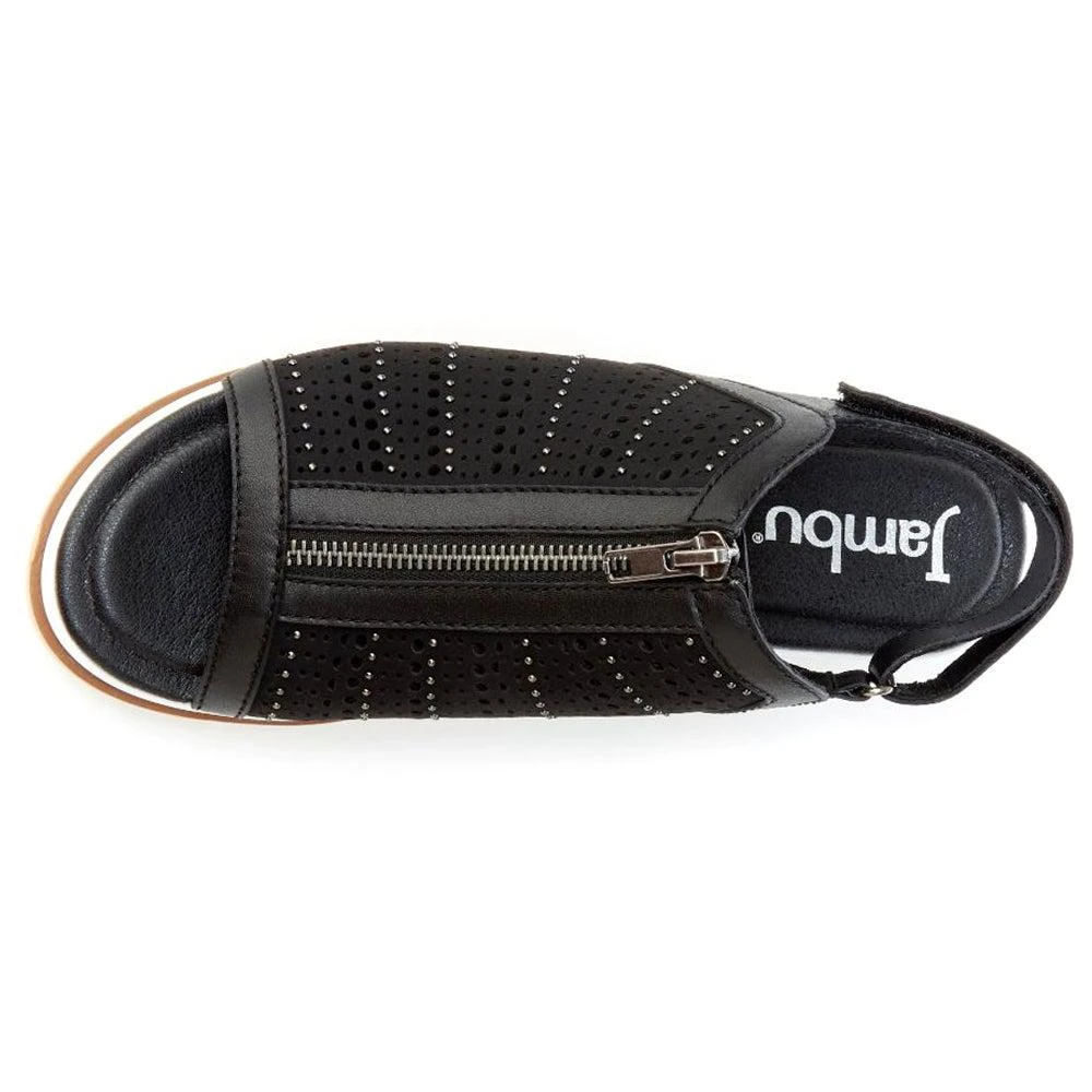 Jambu Harmonia Perforated Wedge Sandals 4