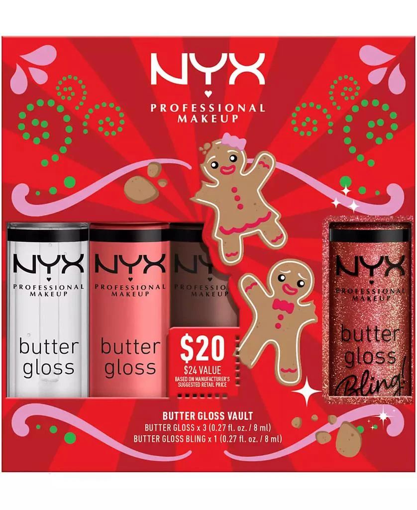 NYX Professional Makeup 4-Pc. Butter Gloss Lip Set 4