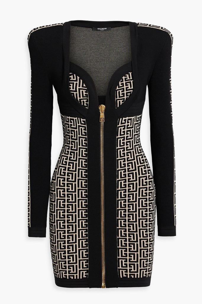 Balmain Single-breasted tweed blazer dress - Jackets