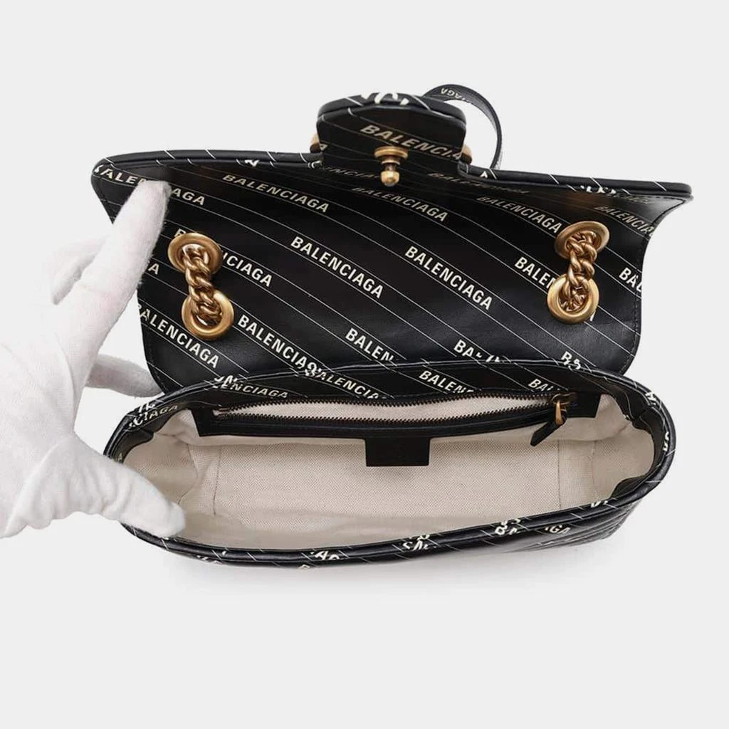 Gucci Gucci Black Leather The Hacker Project GG Marmont Shoulder Bag 13