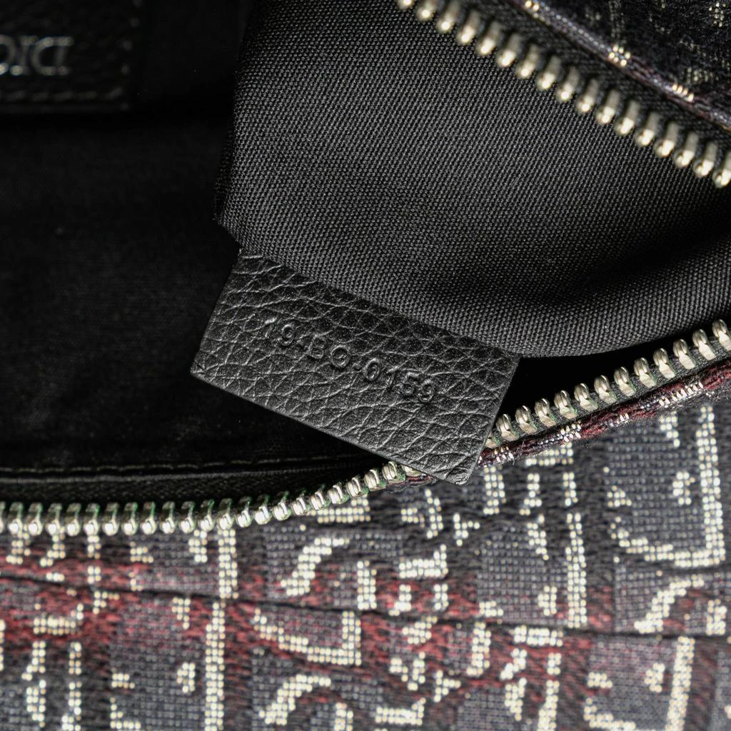 Dior Dior Black Oblique Canvas Saddle Crossbody 8