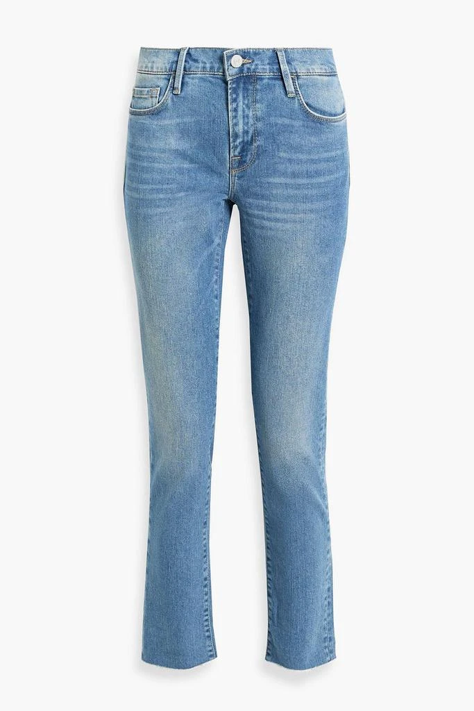 FRAME Le Garcon mid-rise slim-leg jeans