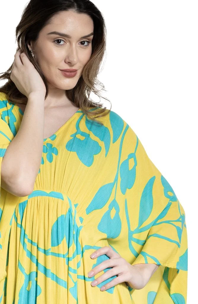 SAACHI Floral Print Cover-Up Kaftan 7
