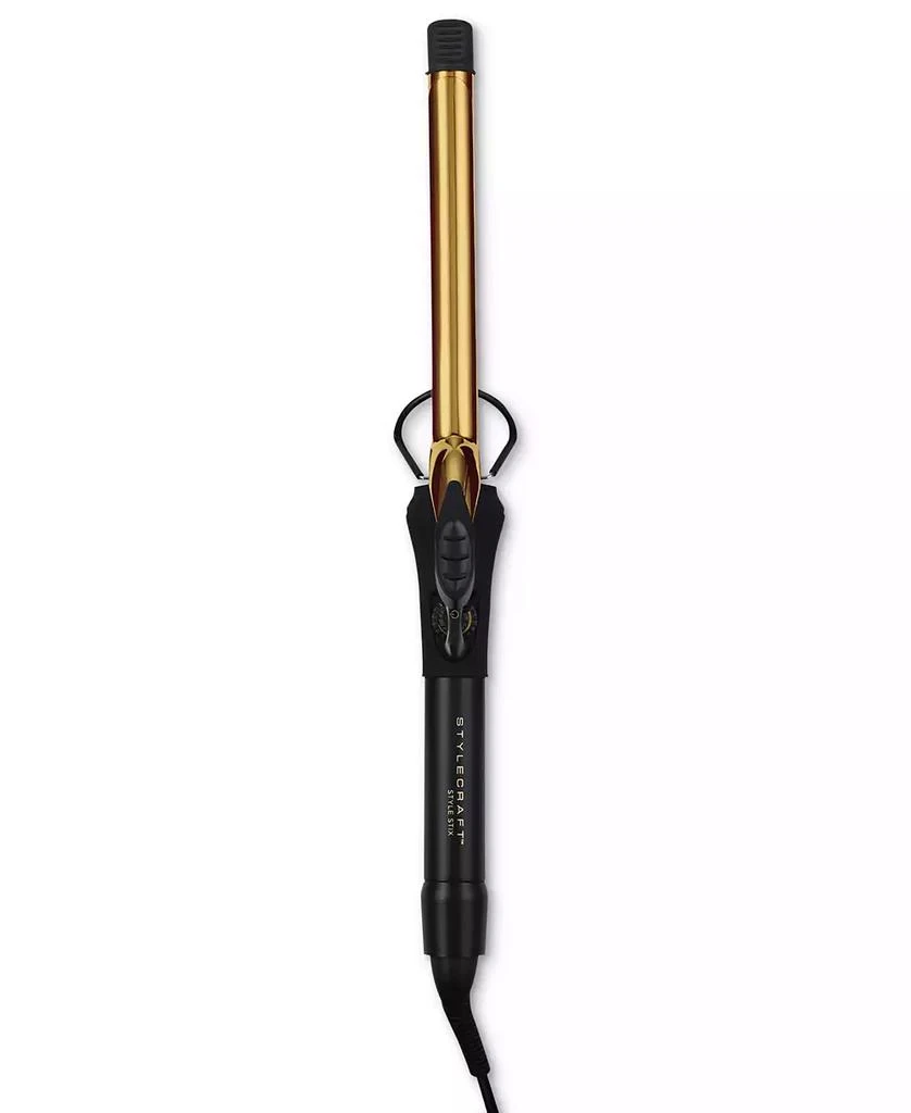 StyleCraft Professional 24K Style Stix Long-Barrel Spring Hair Curling Iron 3/4" 1