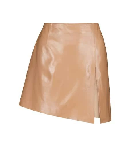 Zeynep Arçay Leather miniskirt 1
