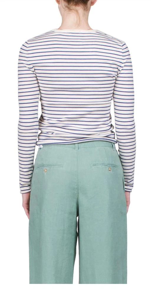 Denimist Denimist - Striped Skinny Crewneck Top 2
