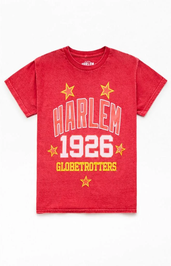 null Kids Washed Red Harlem Globetrotters T-Shirt 1