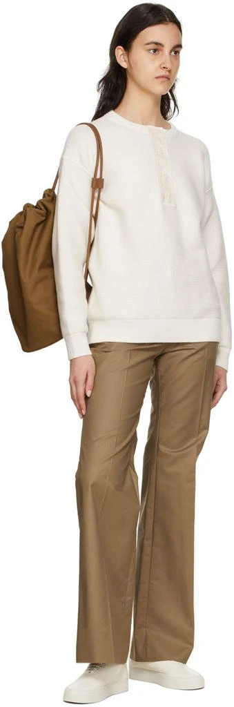 The Row Tan Vasco Trousers 4