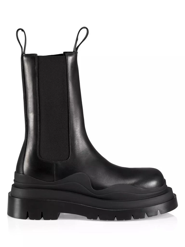 Bottega Veneta Contrast-Sole Leather Tire Boots - Free  display picture 2