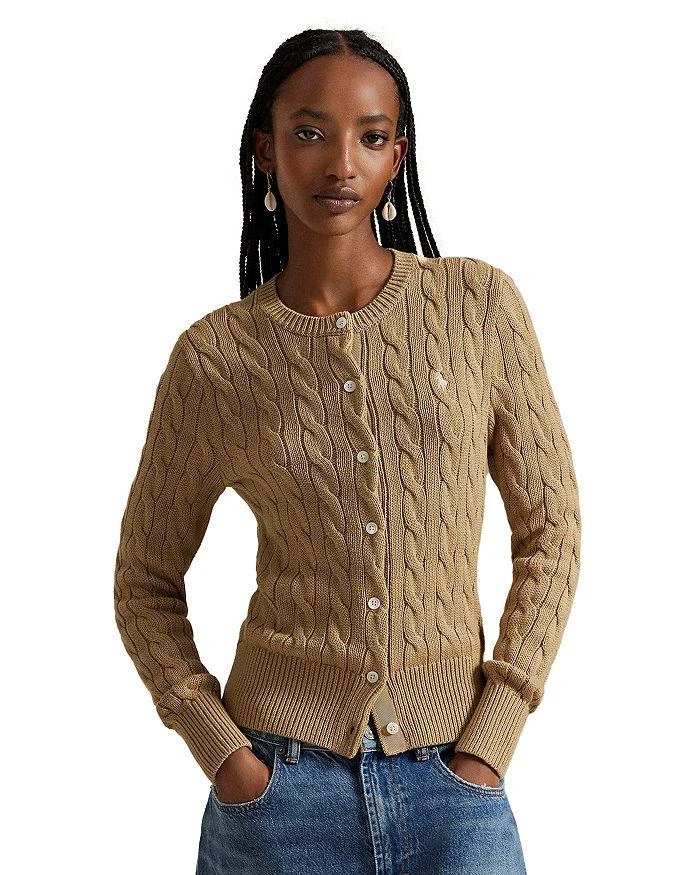 Ralph Lauren Cotton Cable Knit Cardigan