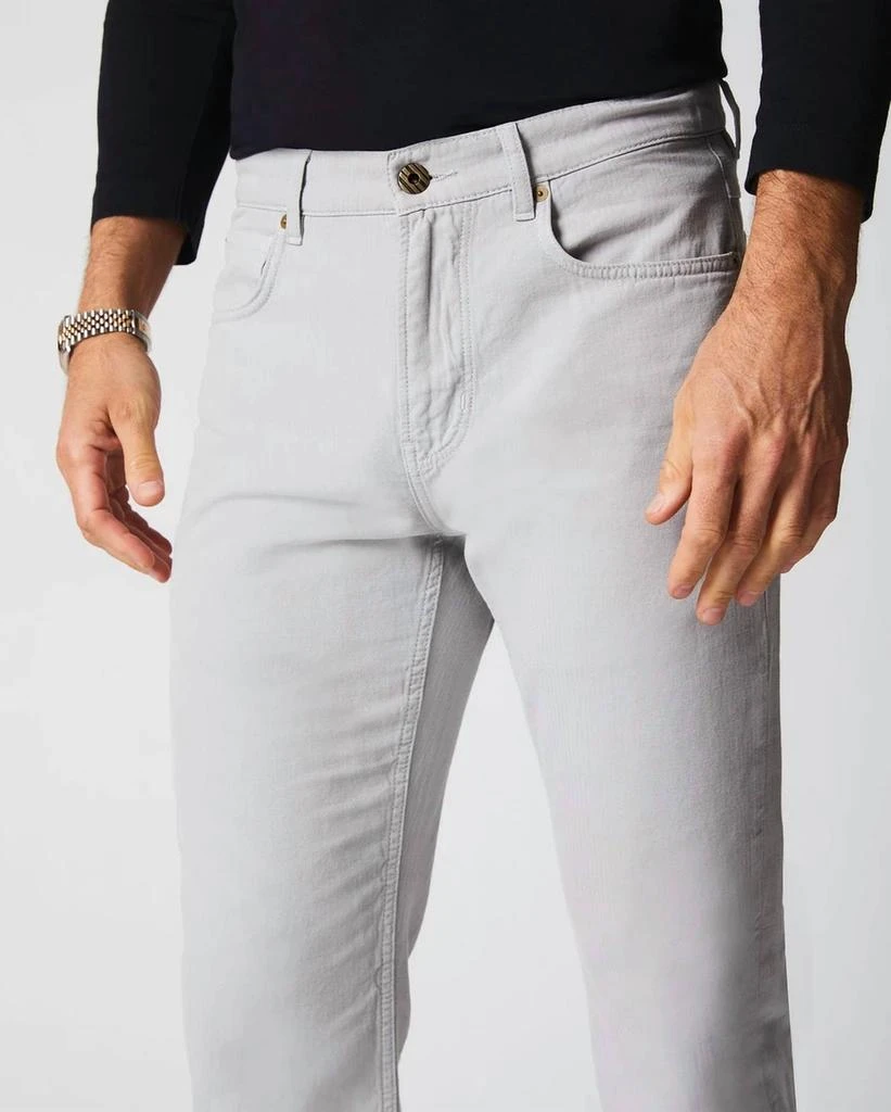 Billy Reid Cotton Linen 5 Pocket Pant In Quarry 5