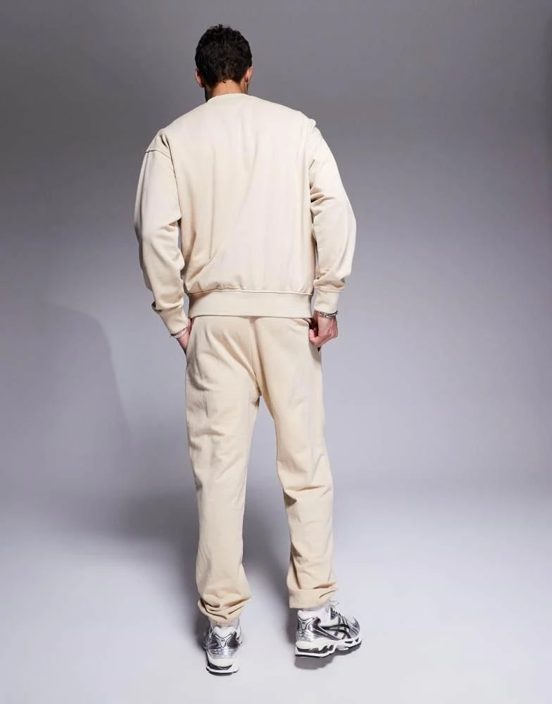NICCE Nicce co-ord washed jogger in beige 3