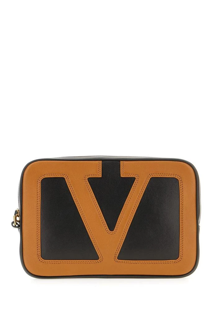 Valentino Black Leather Clutch 1
