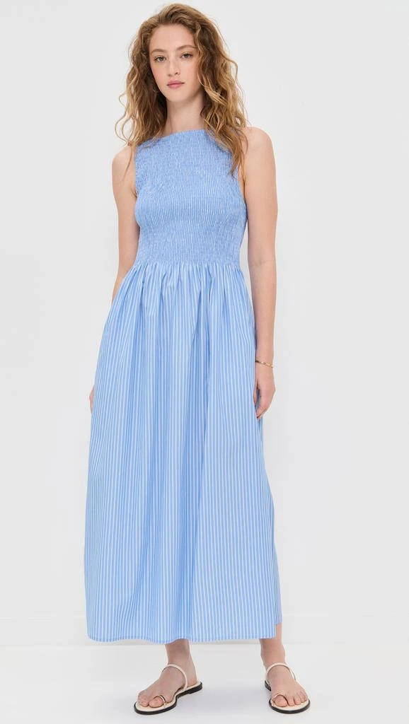 princess polly baby blue dress taralehrer and Leia wear the Anjuli and Tiny Ellie Nap Dress in Blue Clip  Dot 