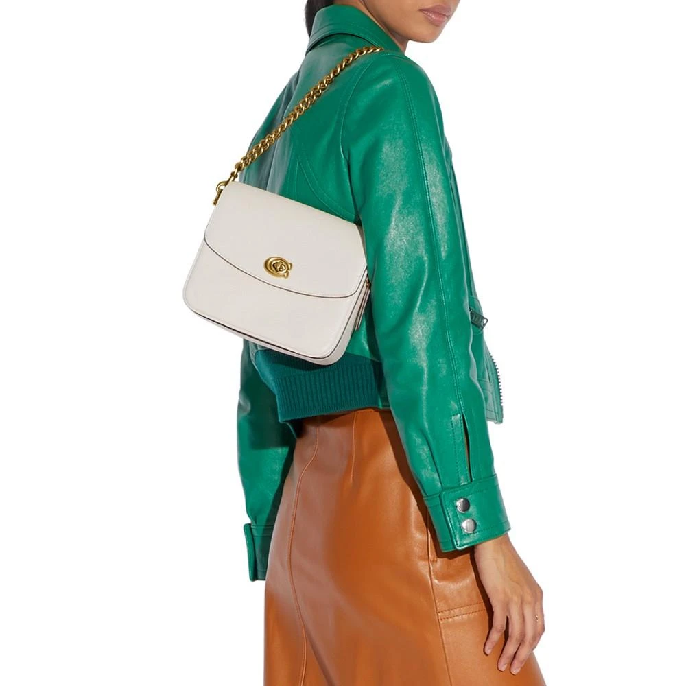 COACH Polished Pebbled Leather Cassie Crossbody 19 3