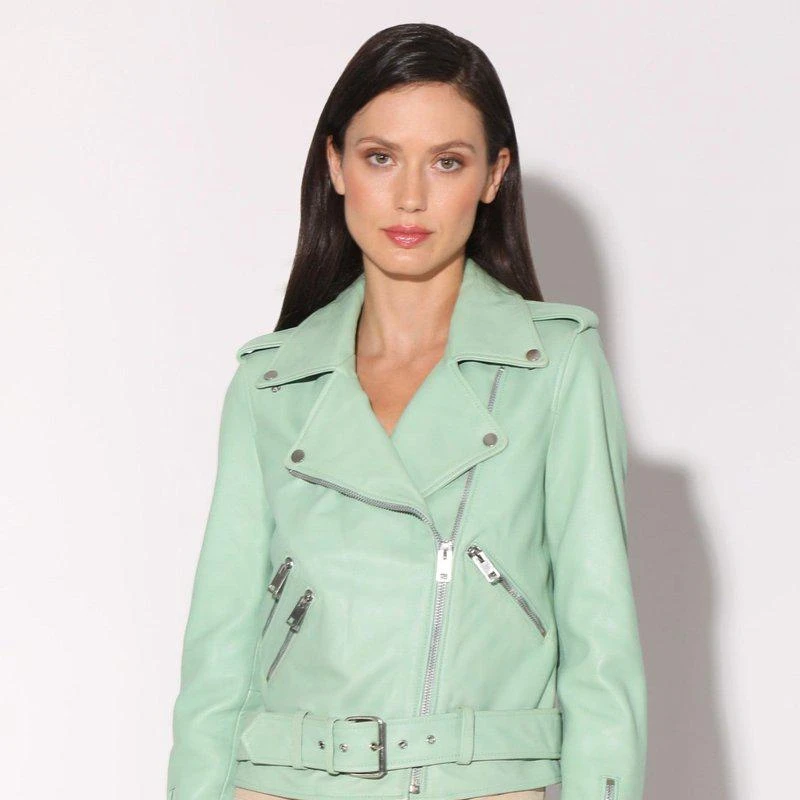 Walter Baker Allison Jacket, Pistachio Leather 2