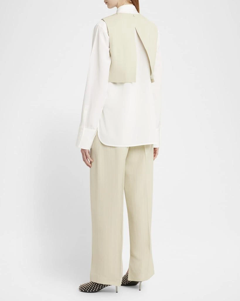 Jil Sander Crop Waistcoat 3