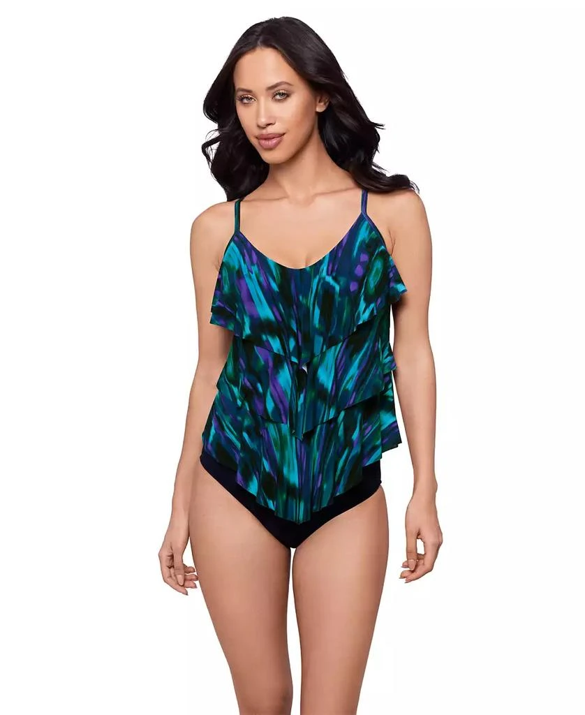 Magicsuit Women's Rainfall Rita V-Neck Tankini Top 1