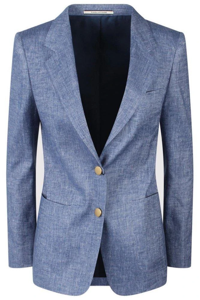 TAGLIATORE Tagliatore J-Parigi Single-Breasted Tailored Blazer 1