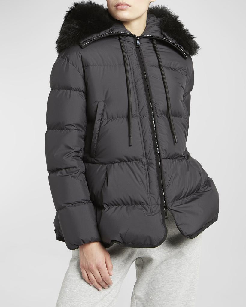 Locustelle Short Parka with Removable Cashmere Trim – On Sale Now