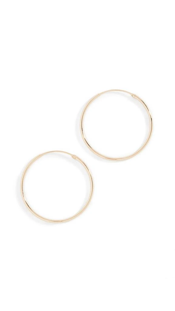 Shashi Plain Hoop Earrings 4