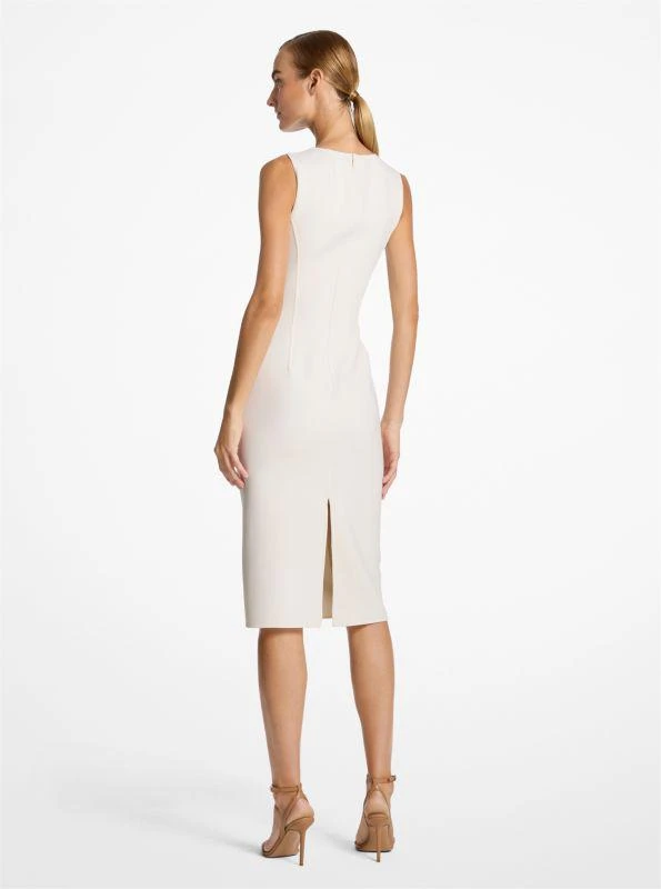 Michael Kors Double Faced Stretch Wool Bouclé Sheath Dress 2