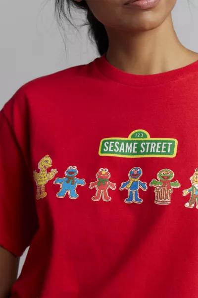 Urban Outfitters Sesame Street Holiday Graphic Slim Tee