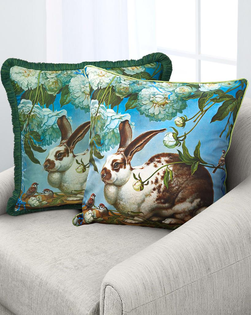 Yana Movchan Beautiful Nothing Silk Pillow