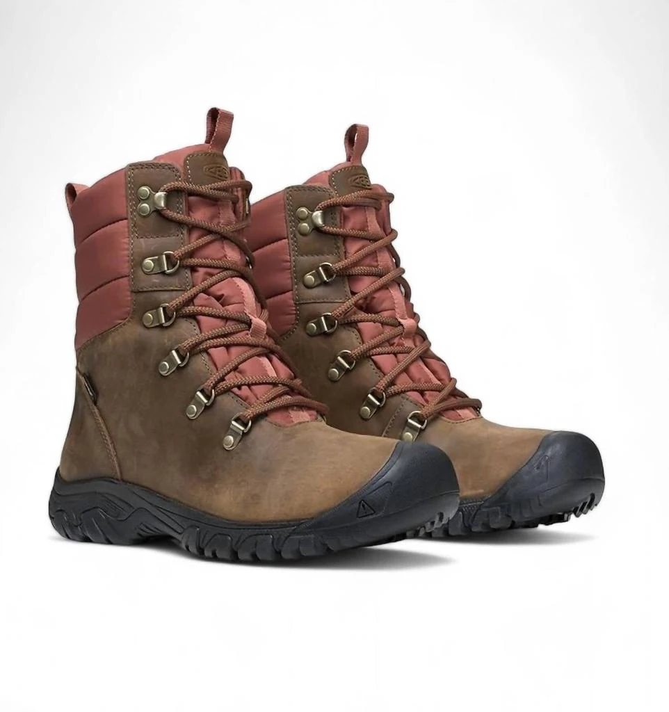 Keen Women's Greta Waterproof Boot In Toasted Coconut 2