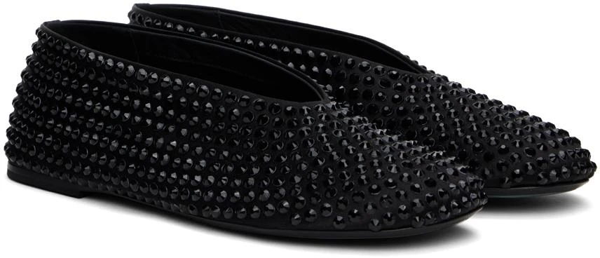 Khaite Black 'The Marcy' Ballerina Flats 4