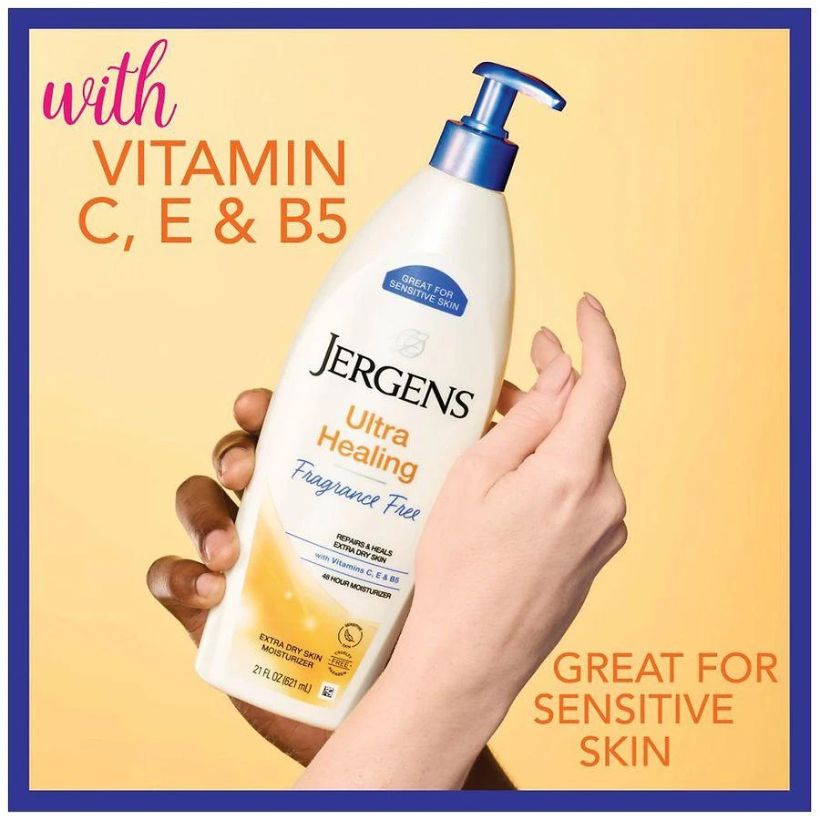 Jergens Ultra Healing Hand And Body Lotion Dry Skin Moisturizer Unscented 7