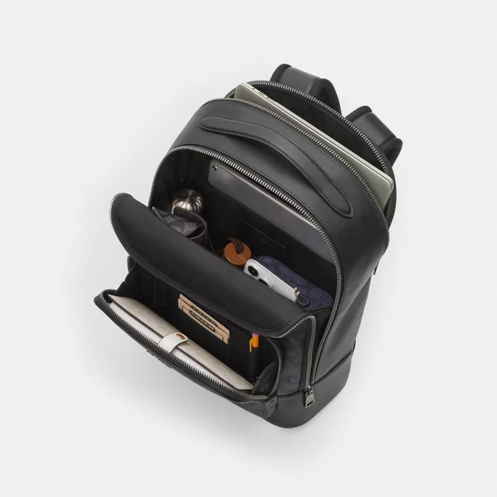 日本未入荷★Coach メンズ Ethan Backpack COACH® Outlet | Ethan Backpack In Blocked Signature Canvas