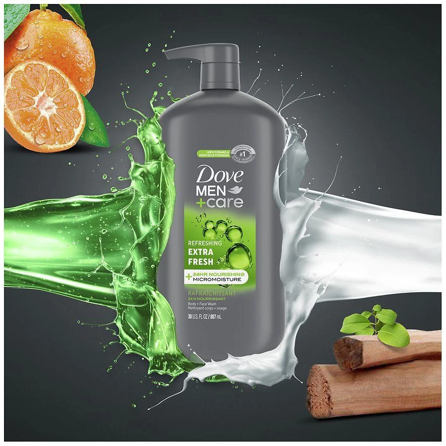 Dove Men+Care Body and Face Wash Refreshing Extra Fresh 5