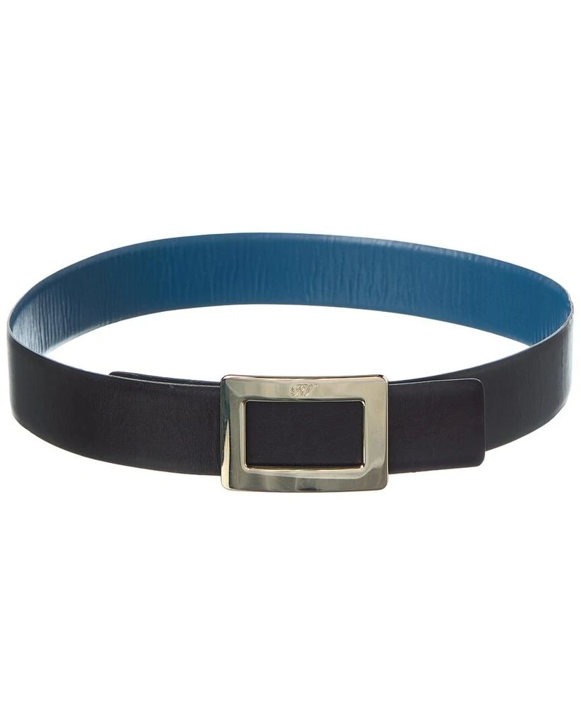 Roger Vivier Reversible Leather Belt