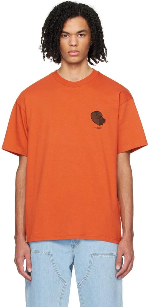 Carhartt WIP Orange Diagram C T-Shirt 1